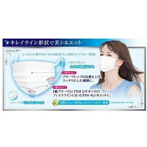 ビースタイル 【4個セット品】白元アース 女性用マスク プリーツタイプ