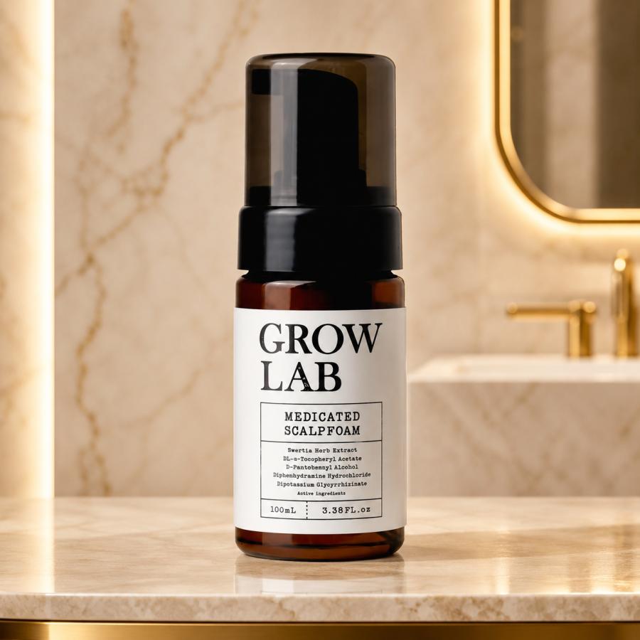 GROW LAB メディケイテッドスカルプフォーム 100ml グロウラボ メディケイテッドスカルプフォーム 1個 100ml GROW LAB 泡