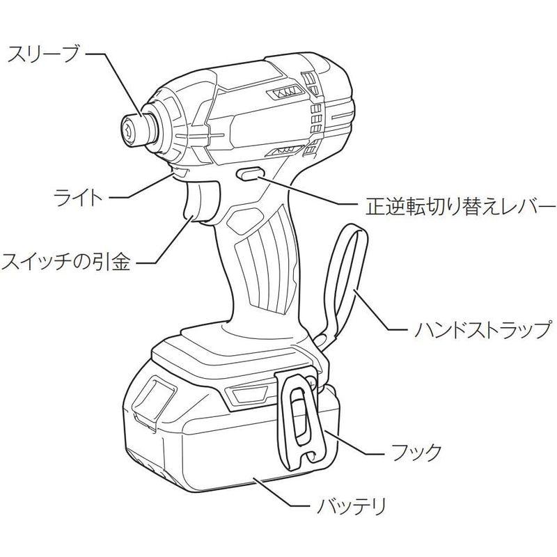 マキタ(Makita)　充電式インパクトドライバ　14.4V　ライム　本体のみ　TD138DZL