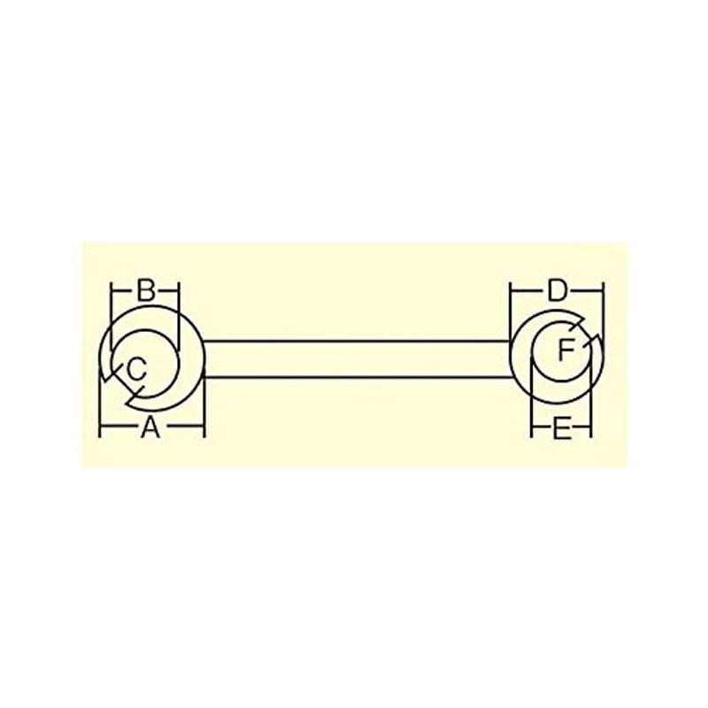 エスコ(ESCO)　丁番調整工具　360mm　EA951CY-102