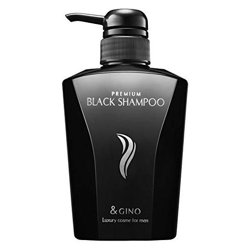 &GINO 頭皮ケア プレミアムブラックシャンプー 400ml【 スカルプ 男性