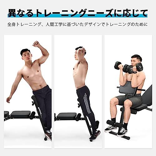 【azu】SOLPEX トレーニングベンチ 黒　折り畳み azu】SOLPEX トレーニングベンチ 黒 折り畳み Amazon.co.jp