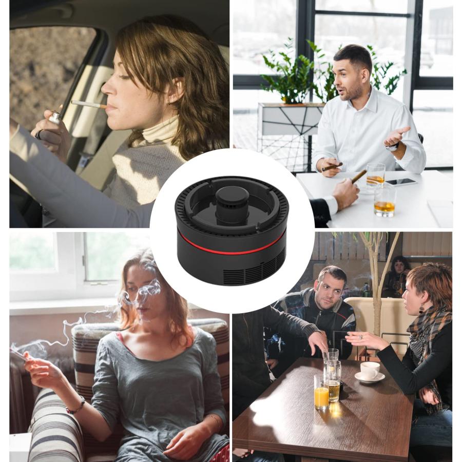 ZenCT 空気清浄機 タバコ スモークレス灰皿 脱臭機 USB充電式