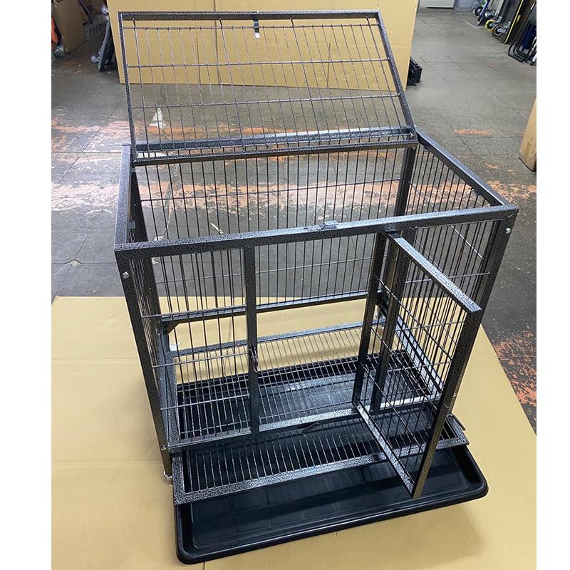 大型ケージ スチール製 ペットハウス キャスター付 109×71×111 【公式