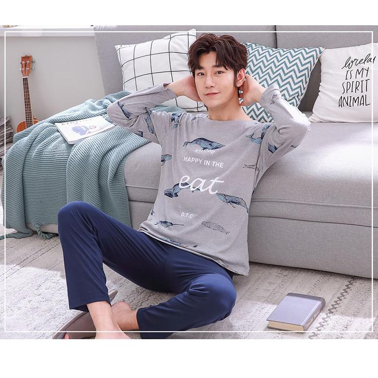 パジャマ メンズ ルームウェア 長ズボン 長袖 紳士 メンズパジャマ 上下セット2点 ナイトウェア 男性 部屋着 寝間着 スウェット 棉 春秋用tシャツ シンプル 1938 ハピネスキャメル 通販 Yahoo ショッピング