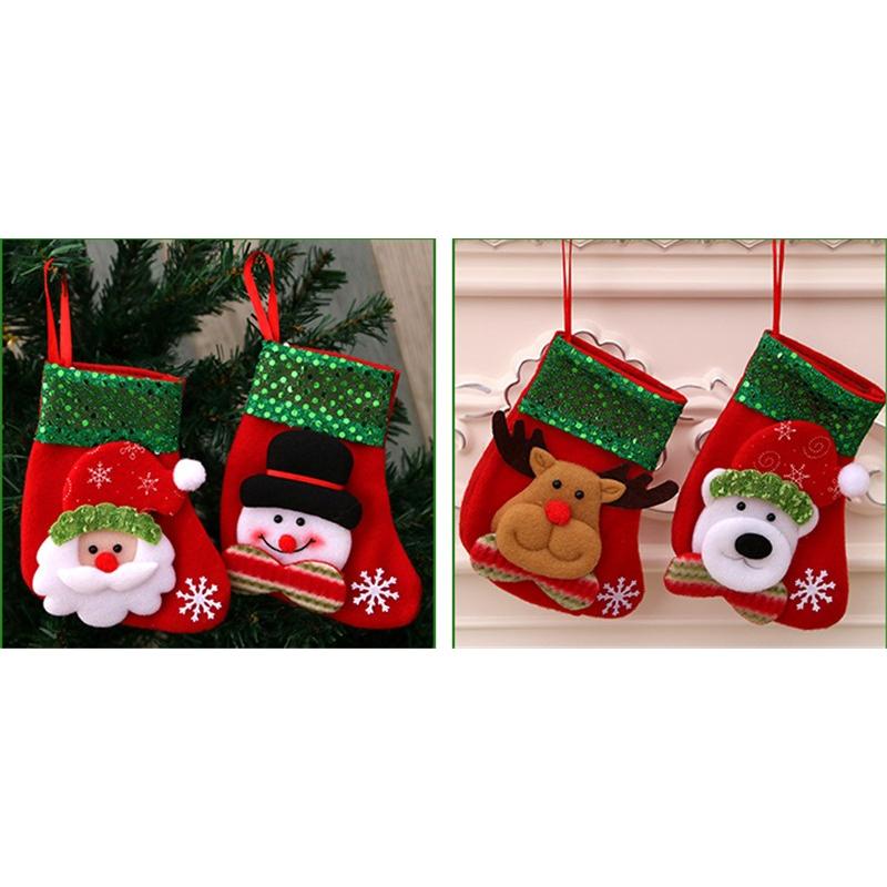 クリスマス ソックス 靴下 クリスマスツリー 飾り ギフト バッグ 