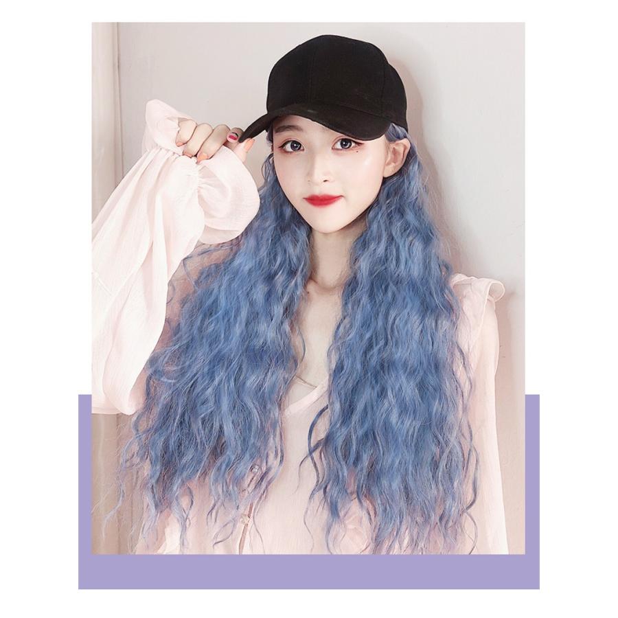 レディース 一体型帽子用 カール Wig ロングエクステ 小顔効果 キャップ帽子付きウィッグ ウェーブ 髪付き き耐熱 ロング巻き セミロング 2819 ハピネスキャメル 通販 Yahoo ショッピング