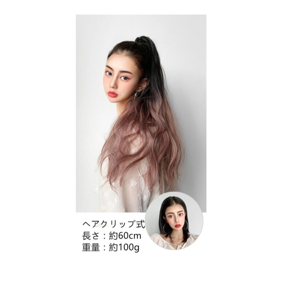 2色付け毛 ポニーテール ポイントウィッグ 部分ヘアクリップ式 レディスウィッグ ボリュームアップ エクステ 自然可愛いロング 巻き髪 取り付け簡単60cm 2850 ハピネスキャメル 通販 Yahoo ショッピング