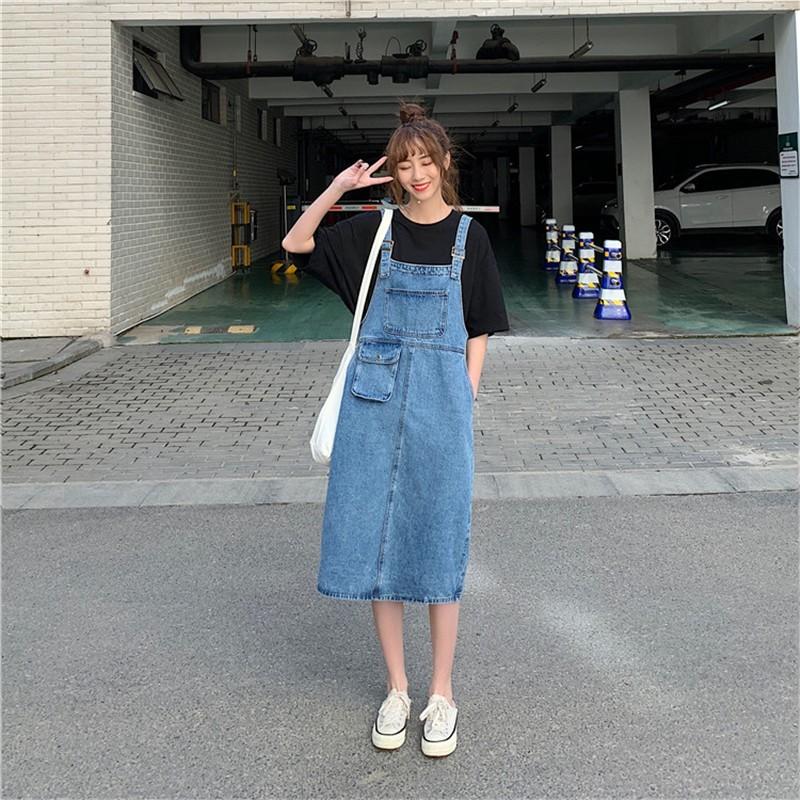 レディース デニム 膝下丈 サロペットスカート ワンピース マキシ丈 サロペット サスペンダー オーバーオール無地 春夏 カジュアル 学園風 おしゃれ 3330 ハピネスキャメル 通販 Yahoo ショッピング