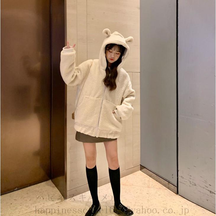 超可愛いコート ジャケット レディース アウター ボア フード付き 超厚手ふわふわコートもこもこ 防寒コート 冬作 ゆったり 暖かい 仮装 コスプレ変装 4526 ハピネスキャメル 通販 Yahoo ショッピング