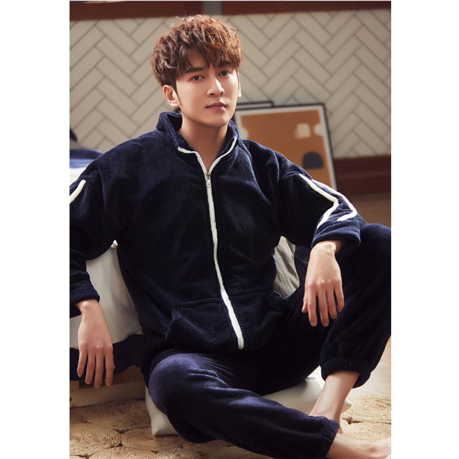 パジャマ メンズ ルームウェア 長ズボン 長袖 紳士 メンズパジャマ もこもこふわふわ 防寒 ナイトウェア 男性 部屋着 寝間着 スウェット 冬物 5008 ハピネスキャメル 通販 Yahoo ショッピング