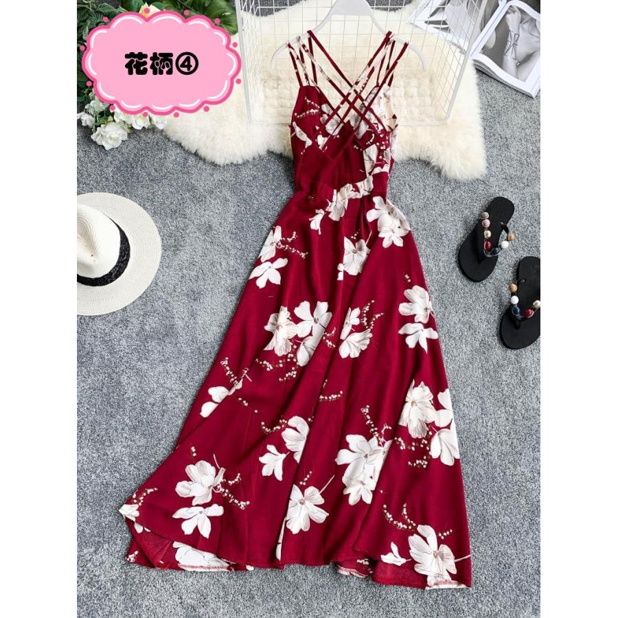 5色 高品質レディース ノースリーブ ロングワンピース 細身 花柄 ｖネック シフォン マキシ丈ワンピース 結婚式 着痩せ体型カバー 夏新作 777 ハピネスキャメル 通販 Yahoo ショッピング