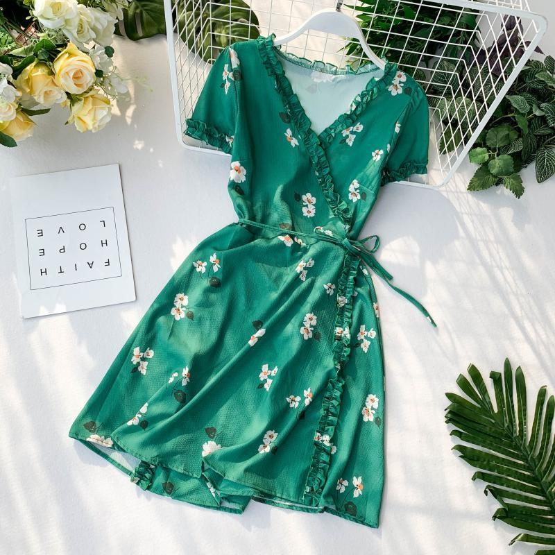 ワンピース チュニック レオパードフラワーブラック 2色 上品 半袖膝丈ワンピース レディース 夏作 着痩せ シンプル シフォン 花柄ワンピース かわいい 通勤 マンション Dxj7ugfq1m Www Sakphotography Com