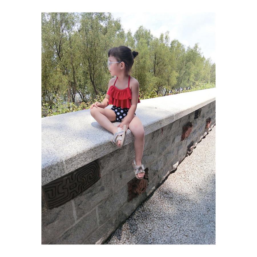 超可愛い子供水着 キッズ水着 女の子 ドット柄水着 水泳帽おまけ 3点セット セパレートタイプ 上下セット 分体 女子 女児 スイムウエア ベビー 夏 903 ハピネスキャメル 通販 Yahoo ショッピング