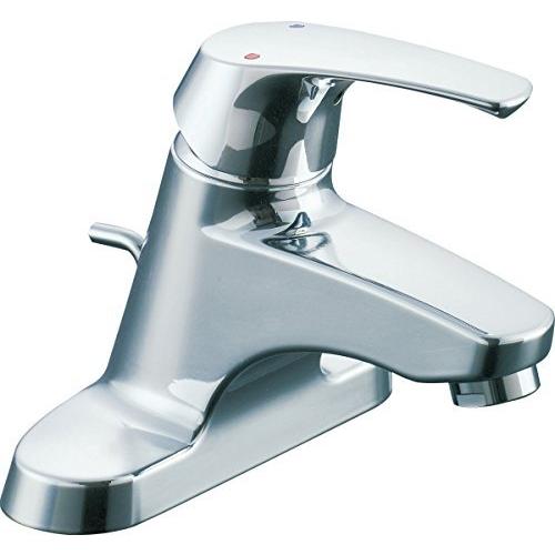 LIXIL(リクシル) INAX 洗面器・手洗器 台付 シングルレバー混合水栓 一般水栓 ポップアップ式 LF-B350S