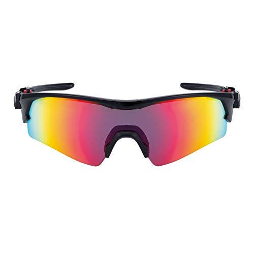 SWANS(スワンズ) スポーツサングラス FACEONE フェイスワン FO-3501 BK 日本製 ミラーレンズ ブラック×ブラック×ブラッ ミラーレンズ FO BK