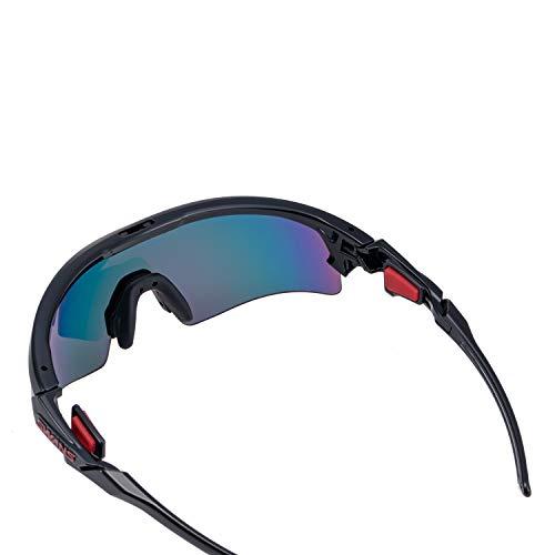 SWANS(スワンズ) スポーツサングラス FACEONE フェイスワン FO-3501 BK 日本製 ミラーレンズ ブラック×ブラック×ブラッ ミラーレンズ FO BK