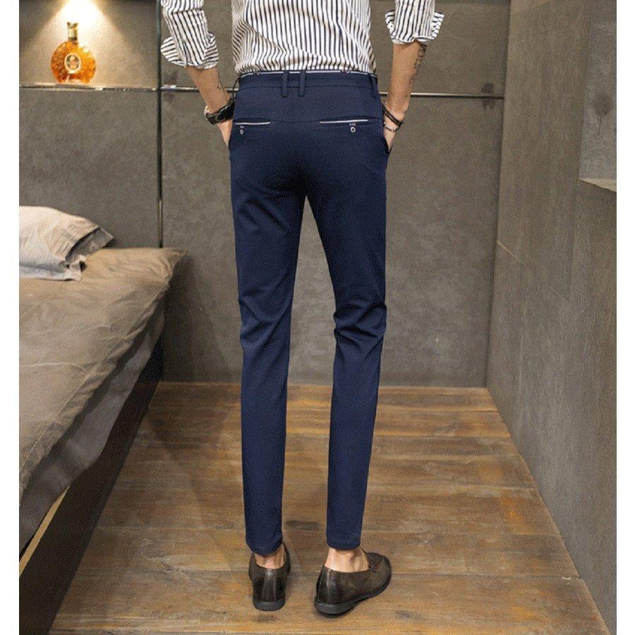 新版 スラックス スーツパンツ メンズ ビジネスパンツ 無地 ストレートパンツ ボトムス 春夏新作 ビジネス 通勤 テーパードパンツ 紳士用 ズボン 3色 Materialworldblog Com