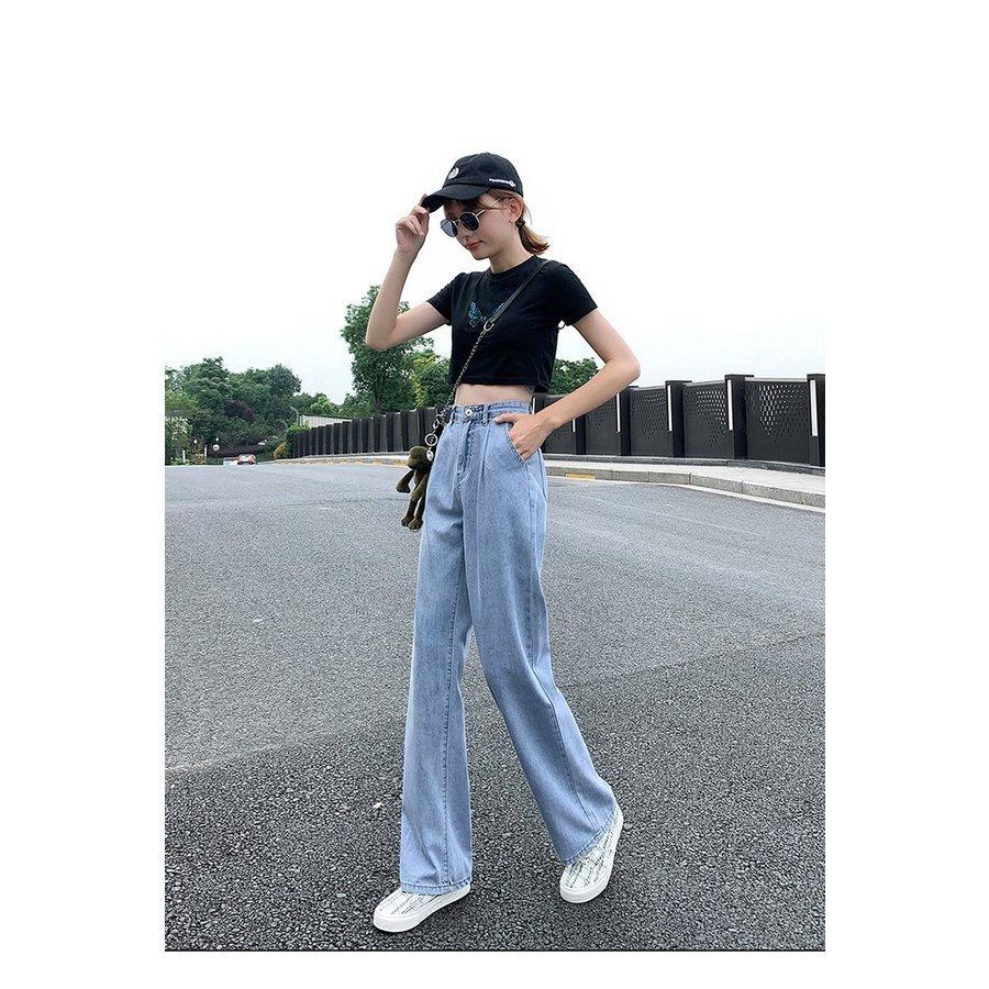 デニムパンツ ライトウォッシュ ボーイフレンドデニム ジーンズ ジーパン クラッシュ着やせ体型カーバ レディース ボトムス 驚きの価格が実現