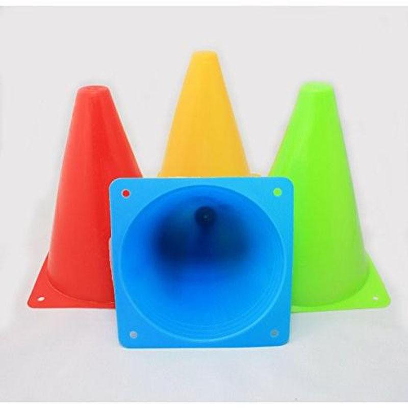 カラーコーン4色　カラフルトレーニングコーンセット50本 屋内 屋外 トレーニング マーカーコーン 18cm 4色 16本セット カラー