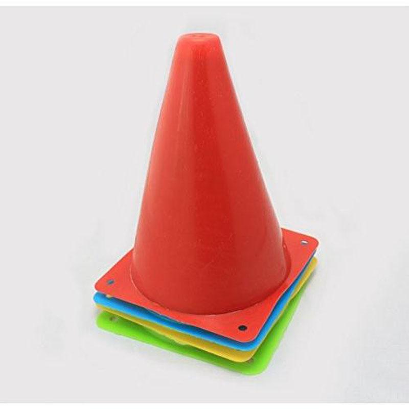 屋内 屋外 トレーニング マーカーコーン 18cm 4色 16本セット カラー