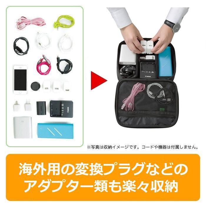Pc周辺 小物用 収納 ポーチ マジックテープ 仕切り ケーブル バッグインバッグ 整理 アクセサリー ケース Acアダプター マルチオーガナイザー B01mycoeaw ハピネッツプラス 通販 Yahoo ショッピング