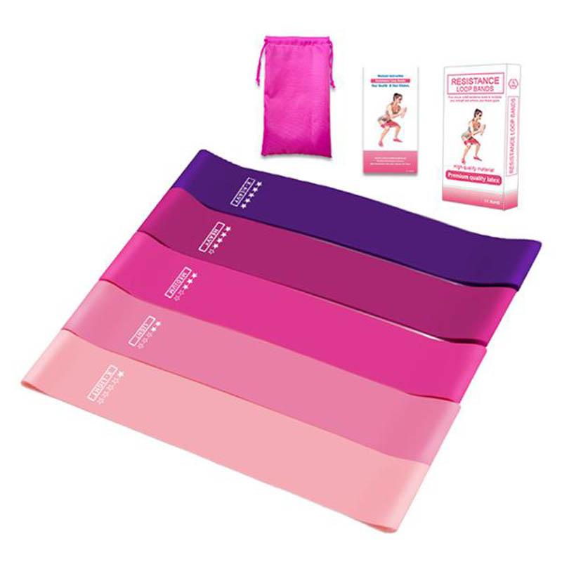 BEAURIT トレーニングチューブ ピンク ゴムバンド 筋トレ トレーニング チューブ エクササイズ バンド