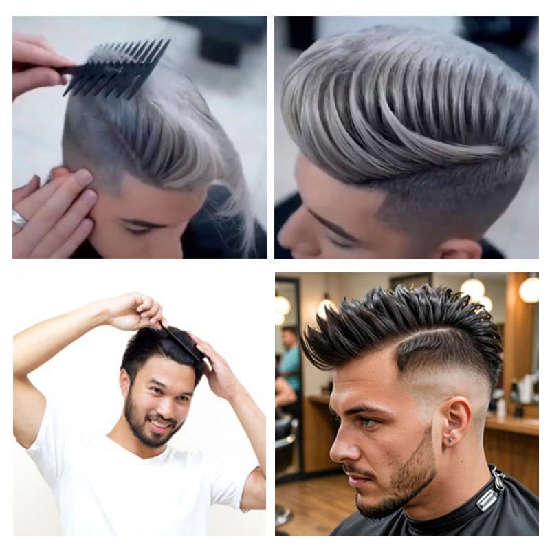 コーム メンズ ヘアコーム 前髪 セット くし 櫛 メッシュコーム