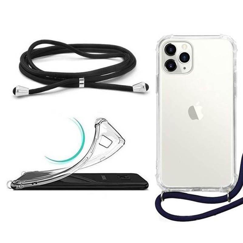 iPhone 11 Pro スマホケース ショルダー ストラップ 5.8インチ クリア