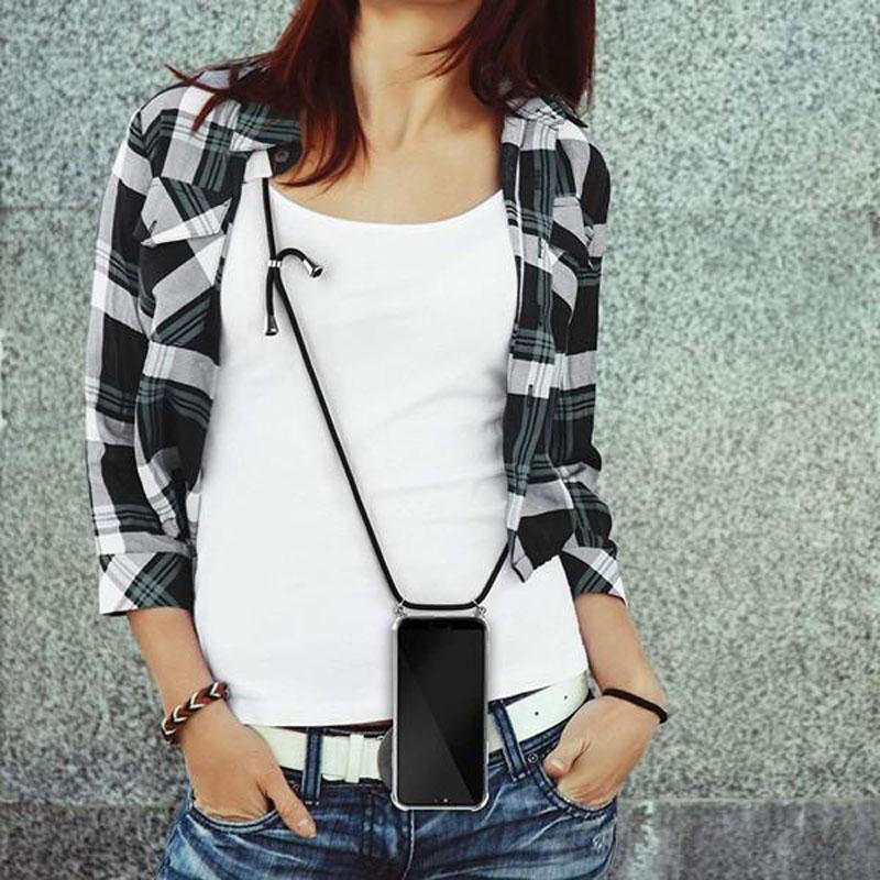 iphone 7 8 スマホケース ショルダー ストラップ 4.7インチ クリア