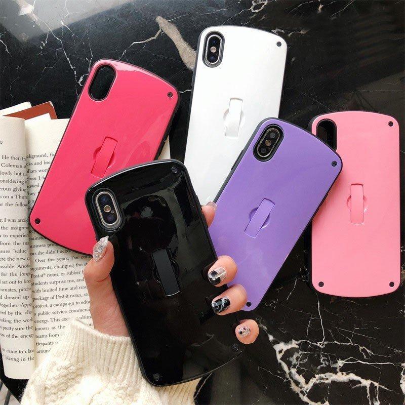 iPhone ケース リング 一体型 耐衝撃 カバー iPhoneSE 第2世代