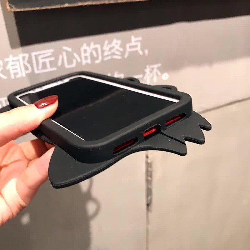 iPhone ケース 猫型 キャット シリコン ソフトiPhoneX 用 アイフォン