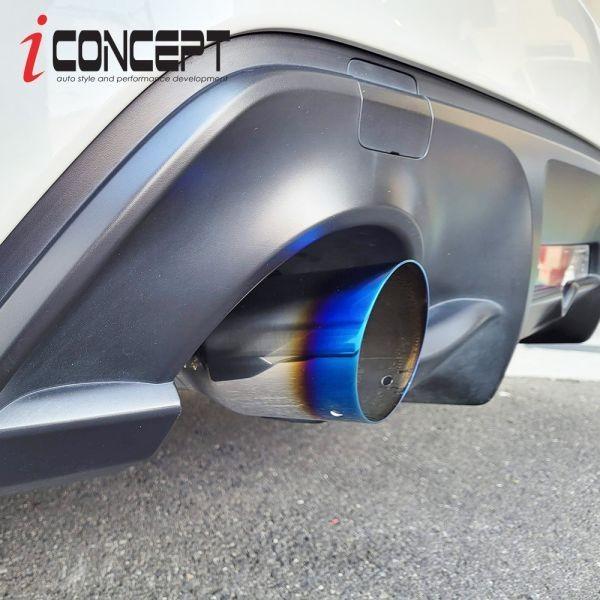 iConcept 超軽量 ステンレス リヤストレートマフラー リアピース
