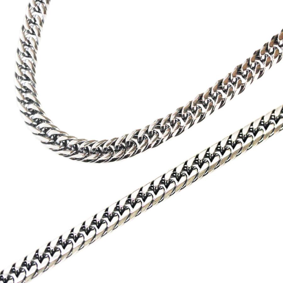 CrazyAngel ネックレス メンズ キヘイ 6面ダブル 50cm チェーン 