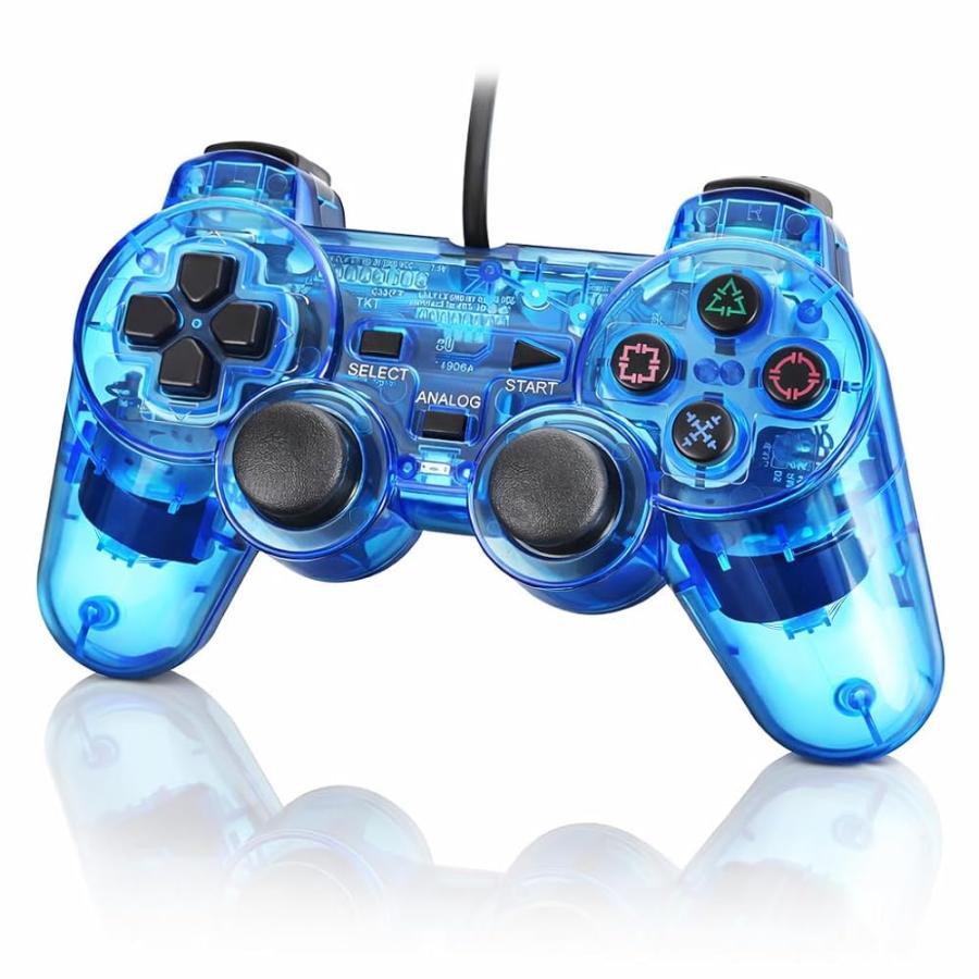 あの頃の操作感】PS2 コントローラー 有線 プレステ2 PS1 対応