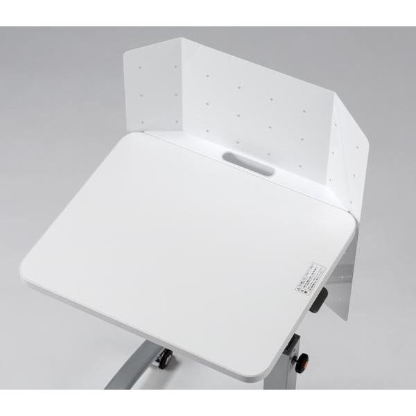 ナカキン　講演台　SLT40-W[検索用キーワード＝講演台 ホワイト 講演台 キャスター付き 講演台 キャスター 演説台 演台] 講演台