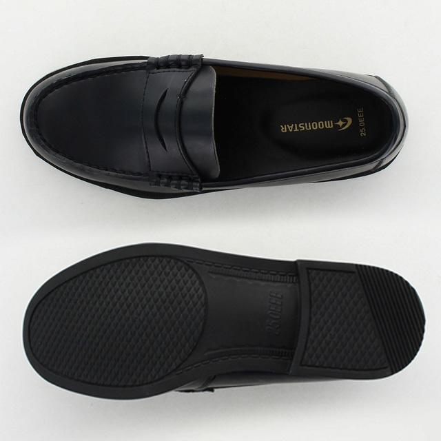 紳士 ローファー BVL640 ブラック 41406401 225cm kt6524_22.5 ムーン