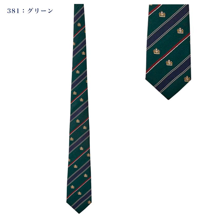 EASTBOY（イーストボーイ） ラメ入りレジメ×紋章柄ネクタイ Venus