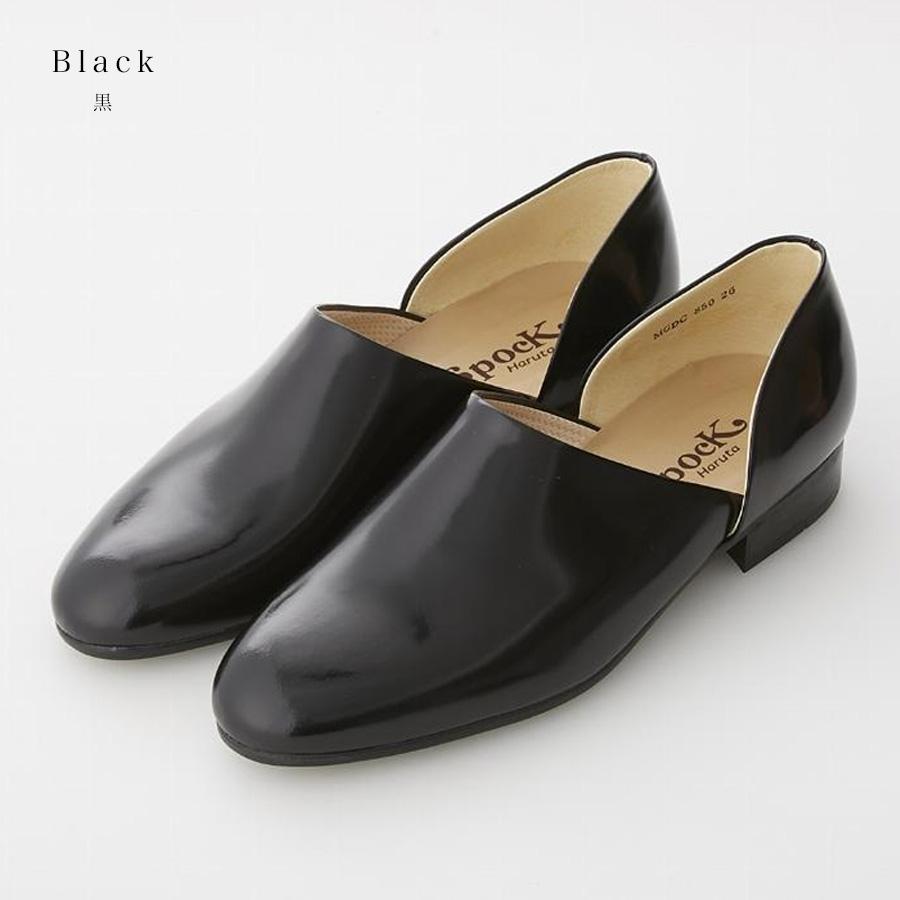 【未使用級】HARUTA ハルタ spock レザー メンズ 黒 26cm HARUTA（ハルタ） スポックシューズ メンズ 紳士 黒 ローター 2E #850