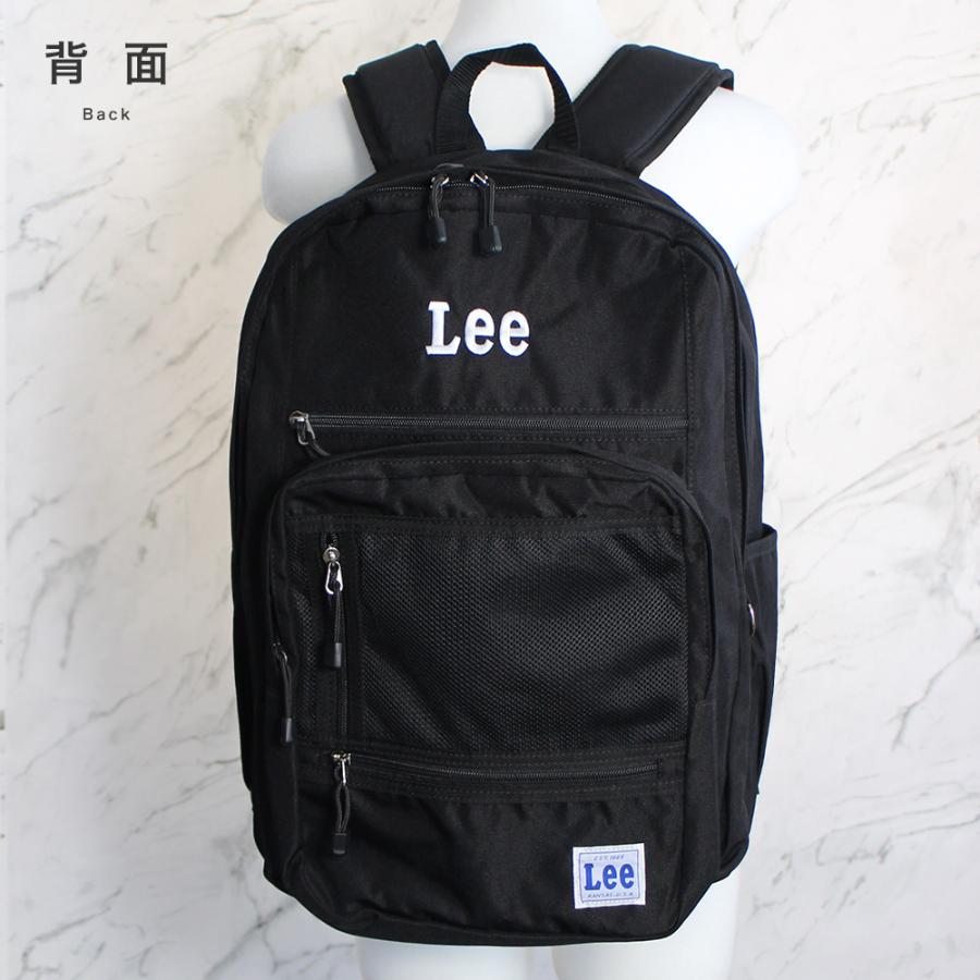 Lee スチューデントリュック 35.5L 撥水加工 サイドポケット 背面エア