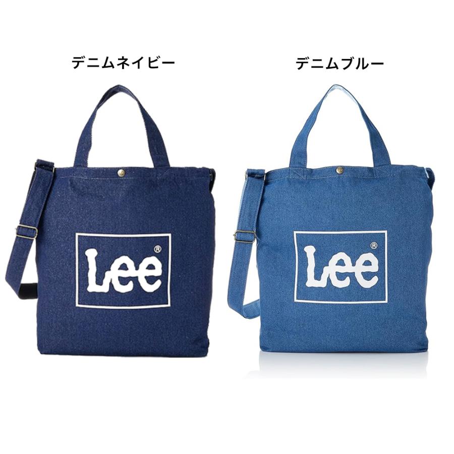 Lee 2wayトートバッグ ショルダー 46×42cm 綿 コットン通学 通勤 サブ