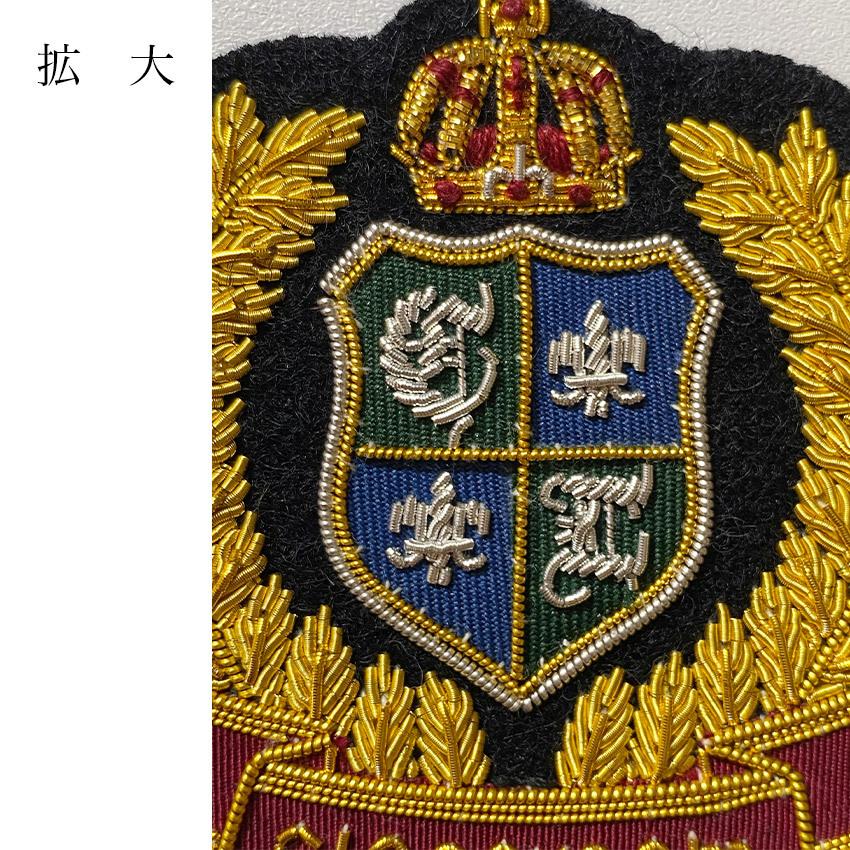 モールエンブレム ゴールド 金 ワッペン ブレザー 上衣