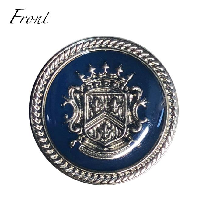 銀ボタンセット 大2個小4個セット/釦 ぼたん 上衣 上着 ジャケット