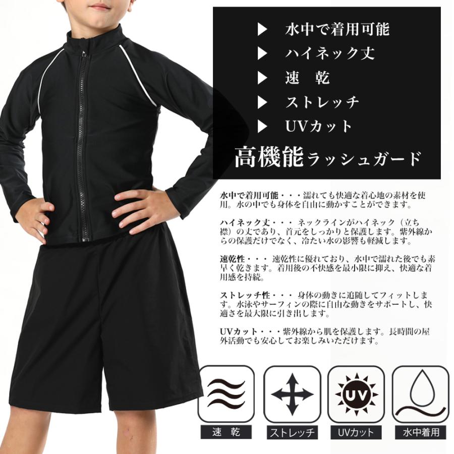 長袖スクール水着 セパレート インナーパンツ一体型 上下セット