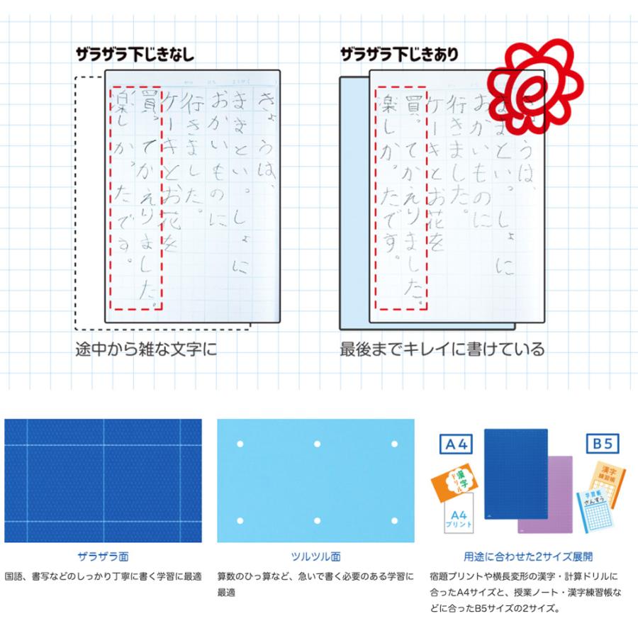レイメイ藤井 先生おすすめ 魔法のザラザラ下じき A4 B5 0.3mm ドット