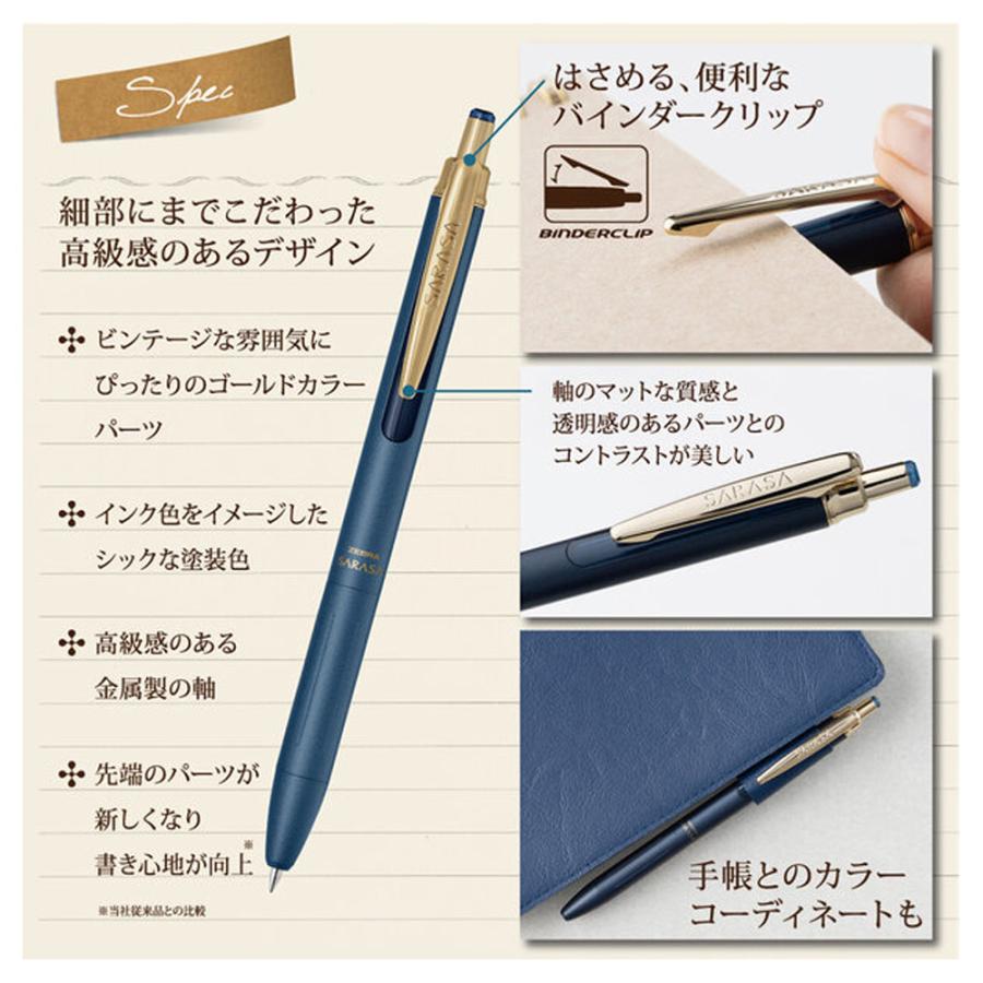 ゼブラ サラサグランド 0.3 0.5 ボールペン ジェルインク 筆記用具