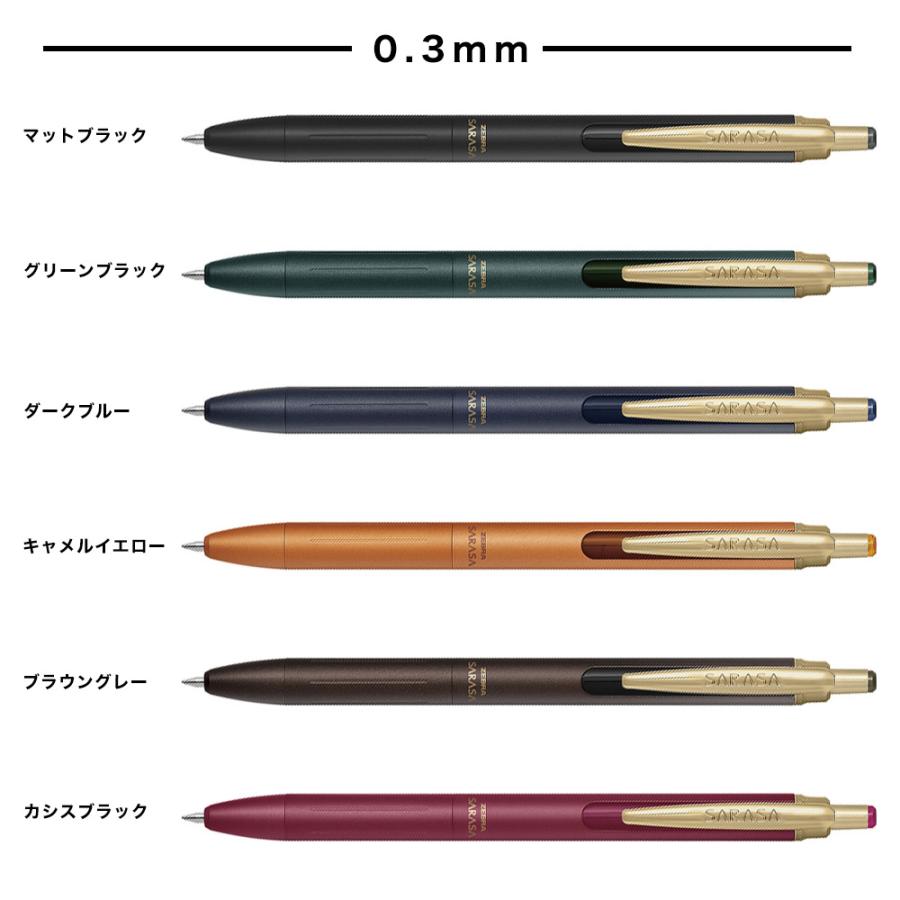 ゼブラ サラサグランド 0.3 0.5 ボールペン ジェルインク 筆記用具