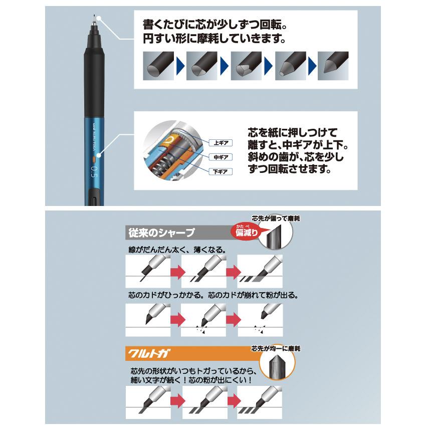 クルトガ KSモデル 0.3 0.5 シャーペン シャープペンシル 筆記
