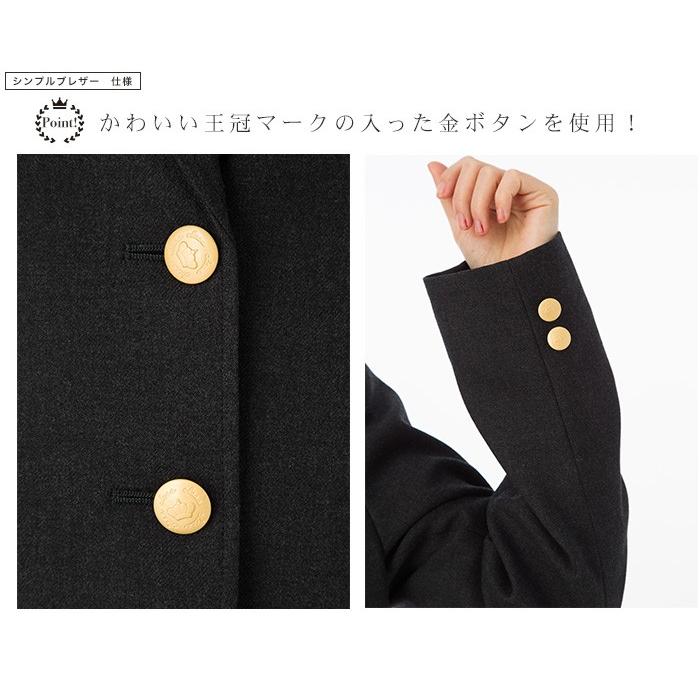 送料無料 スクールブレザー 黒 シンプルタイプ 日本製 国内生産 学生 制服 上衣 ジャケット 女子高生 女の子 女子 レディース 中学生 高校生 ブラック Tyjkne B スクールファッション Classroom 通販 Yahoo ショッピング