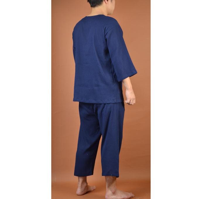 ダボシャツ上下 クレープ肌着上下組 祭用品 綿100％ 高島ちぢみ 日本製